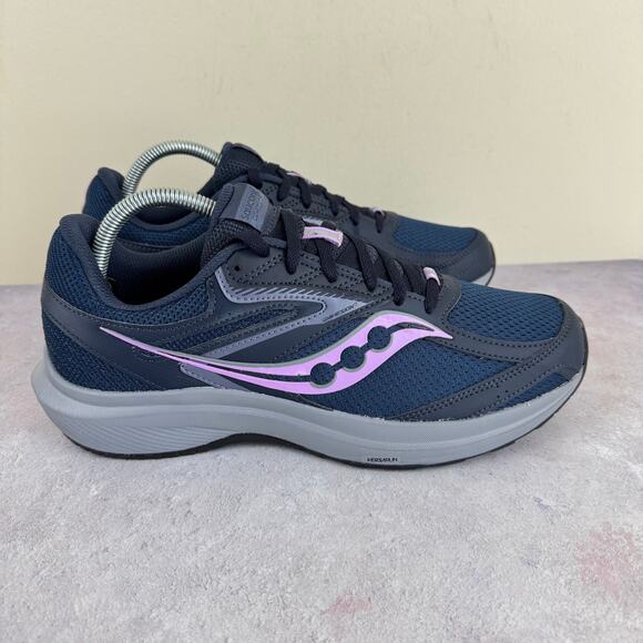 Saucony Cohesion 17 Shoes Women's 11 Blue Purple Running Athletic Sneakers - Picture 2 of 11